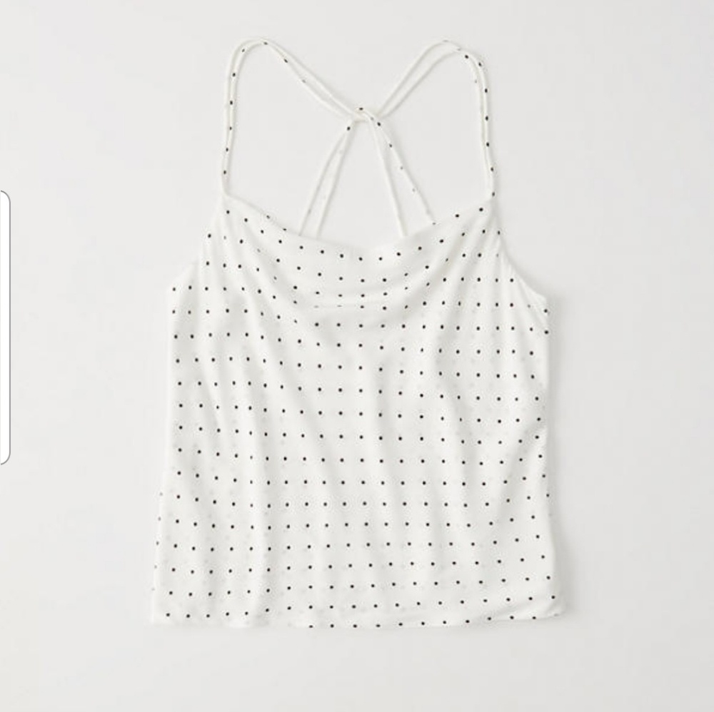 Polka dot Satin Cami